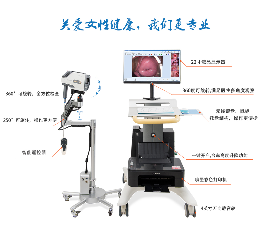 发货：益柯达数码电子阴道镜YKD-3001