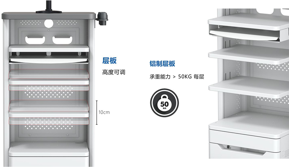 多层医用台车YKD-2101