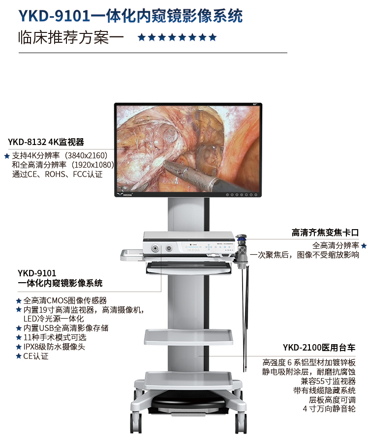 一体化内窥镜影像系统 YKD-9101