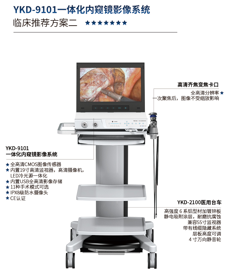 一体化内窥镜影像系统 YKD-9101