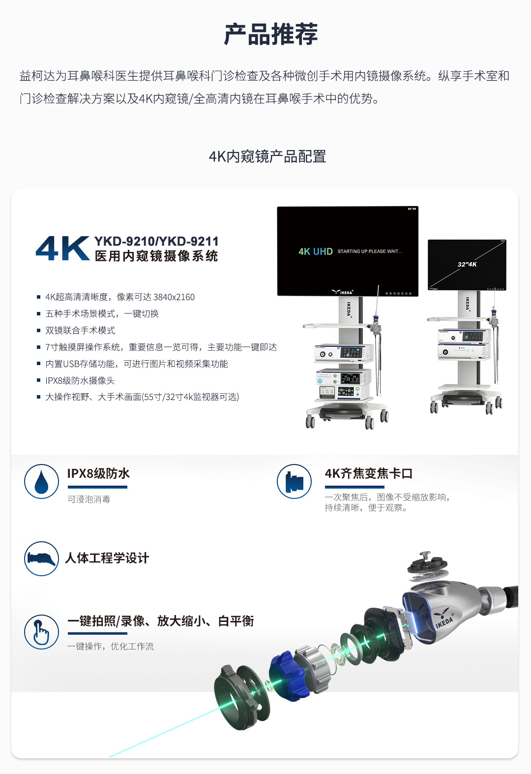 耳鼻喉内窥镜解决方案