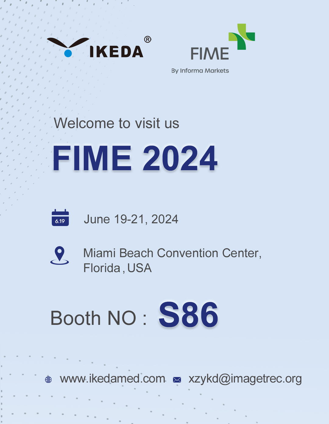 益柯达邀您相约2024年美国FIME医疗展