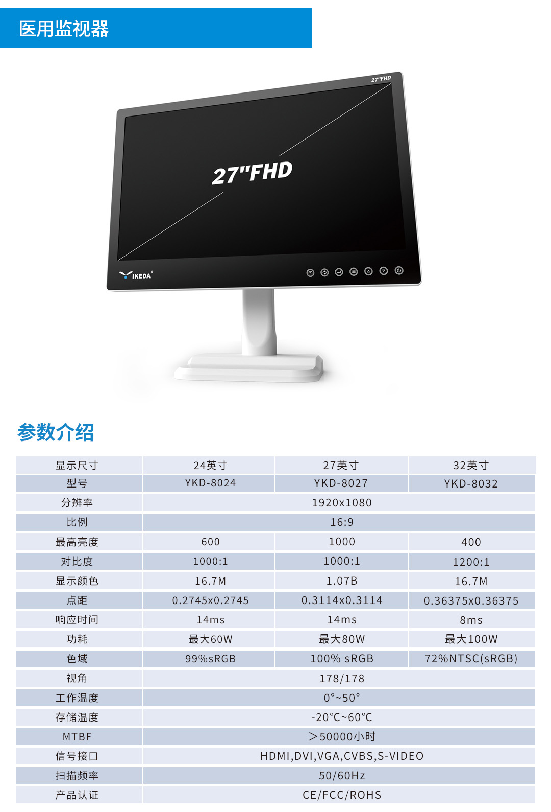 一体化内窥镜影像系统 YKD-9102A